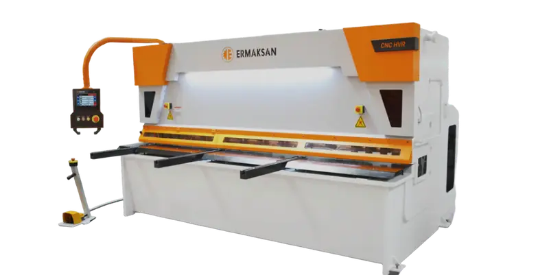 Foarfecă ghilotină hidraulică cu unghi variabil Ermaksan CNC HVR