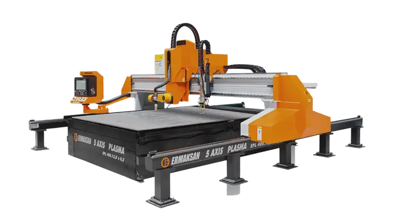 Mașină de tăiat cu plasmă CNC cu bevel Ermaksan EPL 5 AXIS