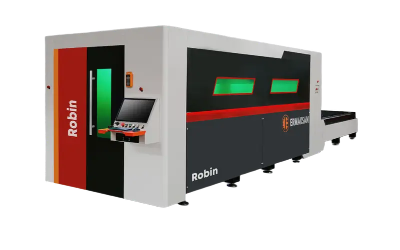 Mașină de tăiat cu laser fibră Ermaksan ROBIN